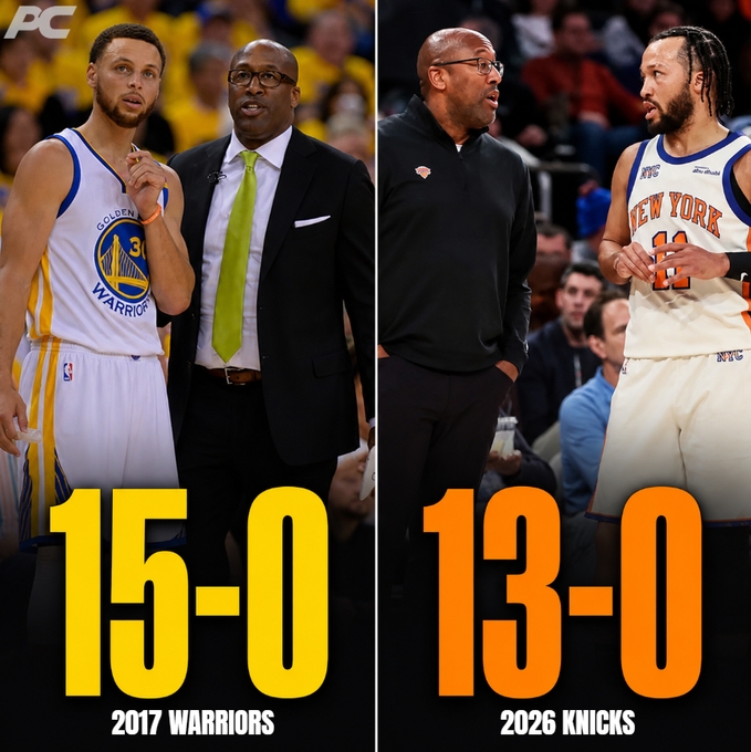 历史前二连胜皆有布朗:勇士11连胜+尼克斯13连胜 历史前二连胜皆有布朗:勇士11连胜+尼克斯13连胜